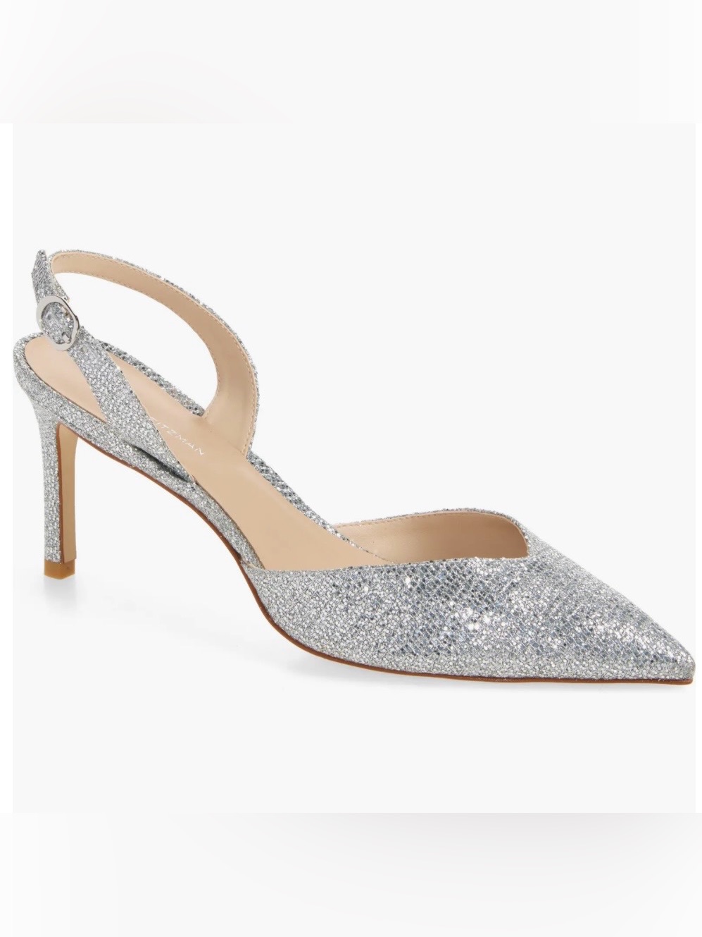 New Stuart Weitzman Julia 75 Slingback Pump Size 7.5